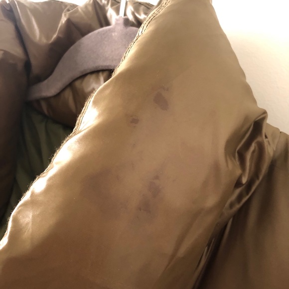 Man Stylistic Olive Extra Puffer Jacket M - Picture 5 of 5